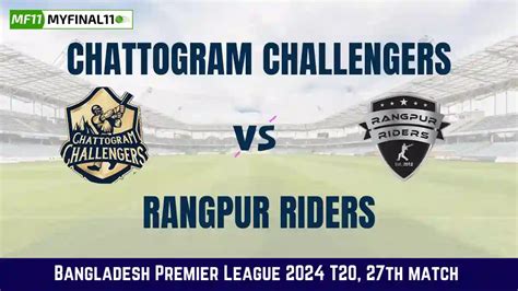 CCH vs RAN Dream11 Prediction, Chattogram Challengers vs Rangpur Riders ...