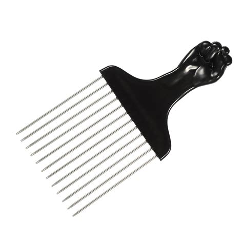 Vocoste Metal Hair Pick Metal African Hair Picks Afro Hair Pick Comb ...