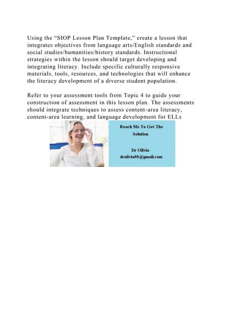 Image result for Lesson Plan Using SIUC Example