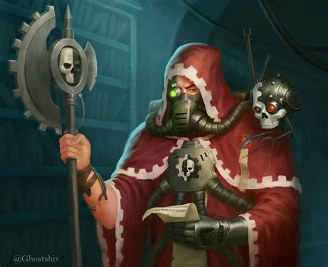 ArtStation - Warhammer 40k Tech Priest Commission