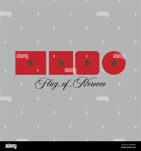 Flag of Morocco Stock Vector Image & Art - Alamy