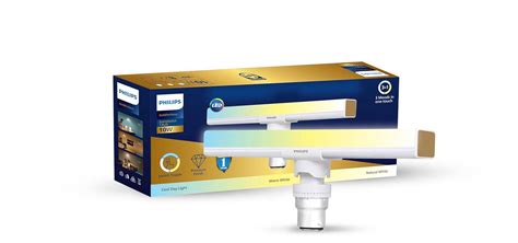 PHILIPS 10W B22 LED T-Bulb | 3 Colors in 1 LED Bulb | Scene Switch T-B ...