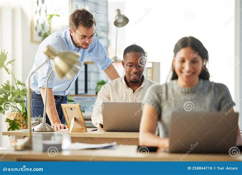 My Work Environment Impacts My Mindset. a Group of Young Businesspeople ...