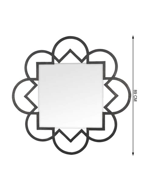 Emily Bronze Finish Aluminium Mirror | Elegant Wall Decor - IAAH