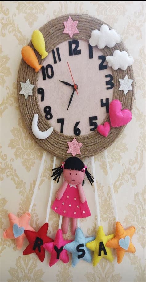 Cute Walk Clock With Name - cakegift.in