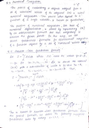 numerical methods module 3 p3 - i) A/SA+ 245X Ws bvau a 2/ S 41 A 4a ...