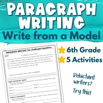 Image result for 6th Grade Paragraph Writing
