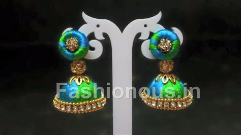 Silk Thread Jhumkas / Earrings – Page 3 – Fashionous