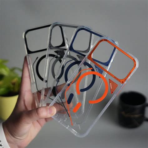iPhone 17 Pro TechLine Transparent MagSafe Case with Metal Camera Bump