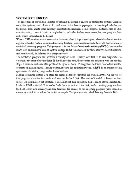 Image result for Boot Processing System