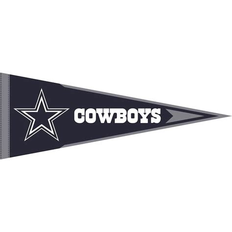Applied Icon Dallas Cowboys 9-in x 24-in Aluminum Information Display ...