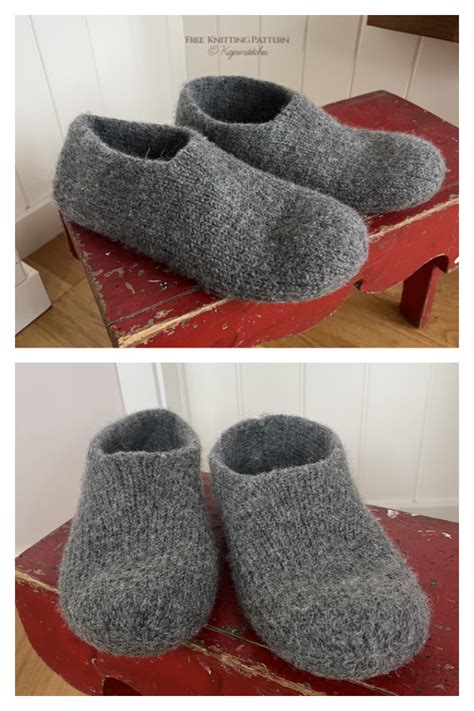Image result for Felted Knitted Slipper Patterns