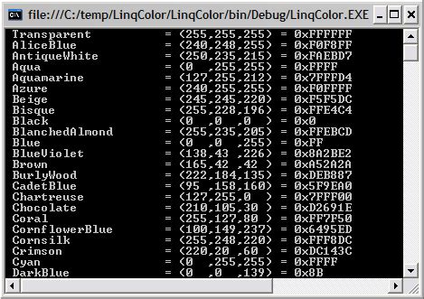 System.Drawing Color 的图像结果