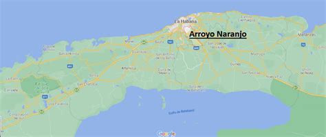 ¿Dónde está Arroyo Naranjo? Mapa Arroyo Naranjo - ¿Dónde está la ciudad?