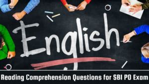 Reading Comprehension Questions For Bank Exams