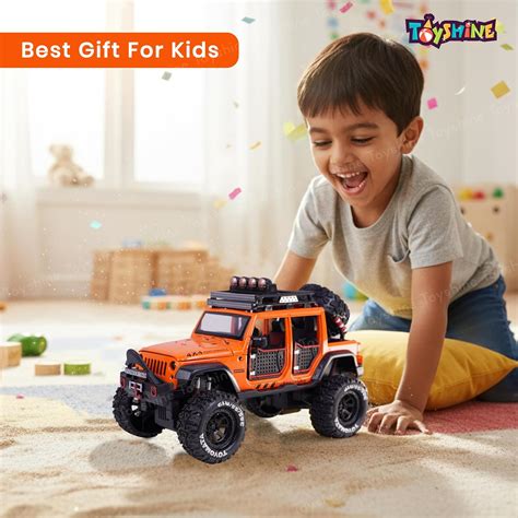 Toyshine 1:24 Scale Die Cast Off-Road Vehicle Toy with Music and Light