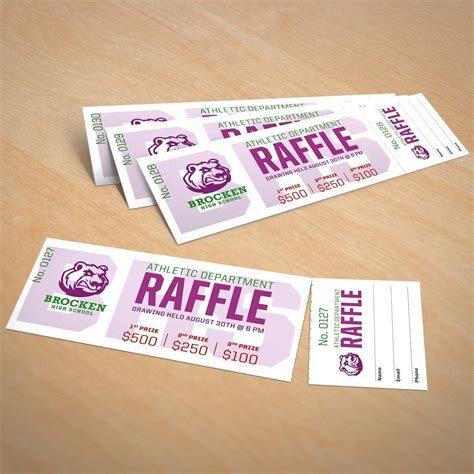 Blank Raffle Tickets