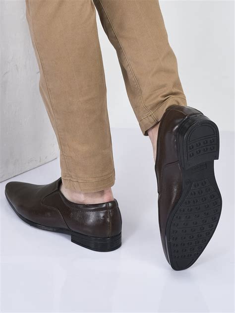 Shop Formal Leather Slip on Shoes For Men Online for Office – FAUSTO.in