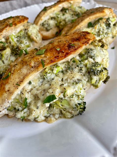 Broccoli Stuffed Chicken Breast