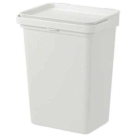 Ikea Plastic Pull-Out Bin with lid, Light Grey, 10 L : Amazon.in: Home ...