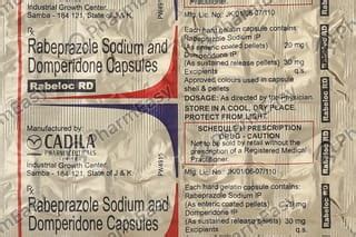 Rabeloc Rd Strip Of 10 Capsules: Uses, Side Effects, Price & Dosage ...