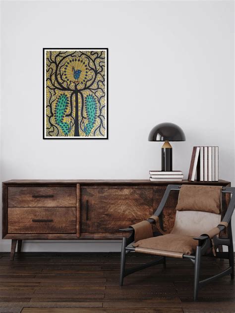 Buy Traditional Indian Tree Of Life Painting In Madhubani Artwork