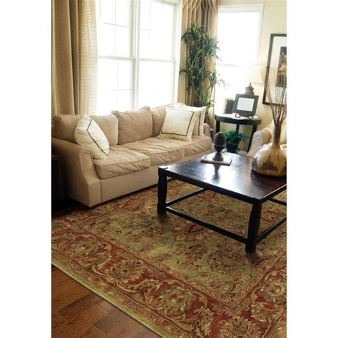 Nourison Jaipur 6 X 6 (ft) Wool Olive Round Indoor Abstract Area Rug at ...