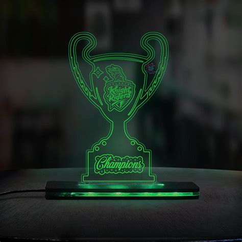 indian premier league multicolored 3d trophy - love craft gift