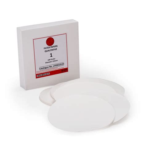 LARK™ QUALITATIVE FILTER PAPERS GRADE 1, 125MM PK OF 100 PCS : Amazon ...