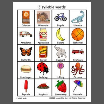 3 syllable words in 2025 | Multisyllable words, Multisyllabic words, Words