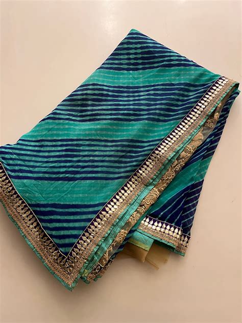 half half leheriya saree – Ranas Vogue