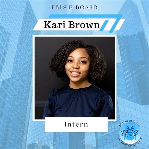 FBLS | Meet Kari Brown, a junior sociology major and history minor from ...