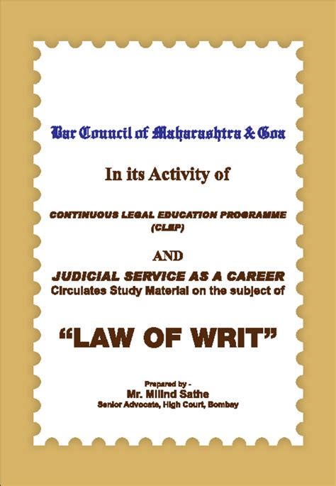 Writ Petitions Practice & Procedure: A Comprehensive Guide (CLEP) - Studocu