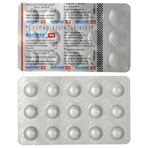 Raciper 40 - Strip of 15 Tablets : Amazon.in: Health & Personal Care