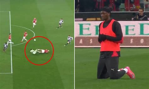 Tammy Abraham starts PRAYING after horrendous head clash knocked out AC ...