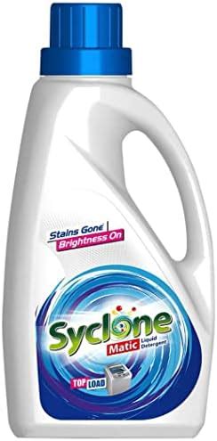 Syclone Matic Top Load Detergent Liquid - 1L : Amazon.in: Health ...