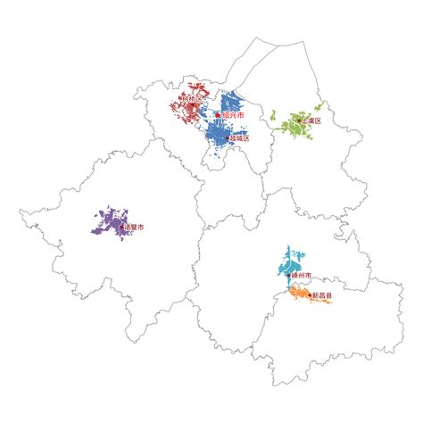 绍兴市编制完成2018年版《绍兴市区行政区划图》-绍兴频道