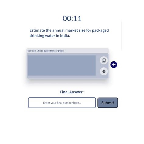 Instant mock case interviews with AI