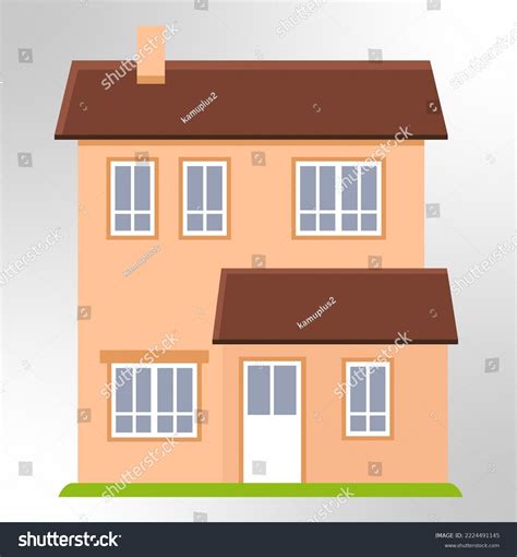Simple House Front View 的图像结果