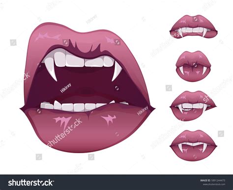 How To Draw Cartoon Vampire Mouth