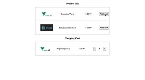 Shopping Cart Project JavaScript 的图像结果