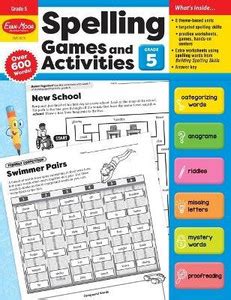 Spelling Games and Activities, Grade 5 Teacher Resource: Buy Spelling ...