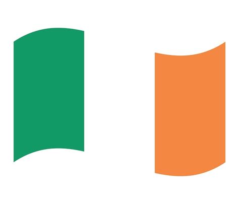 Le drapeau hongrois agité isolé sur fond blanc Illustration vectorielle ...