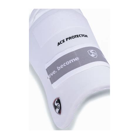 SG Combo Ace Protector Cricket Batting Thigh Pad (White) – Kopojis