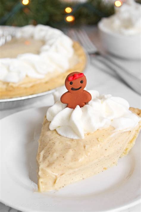 Gingerbread Cream Pie - The Soccer Mom Blog