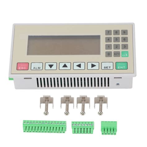Buy Eujgoov Text PLC Controller Programmable Logic Controller Display ...