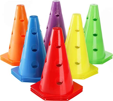 Suwimut 24 Pack Plastic Agility Cones - Versatile India | Ubuy