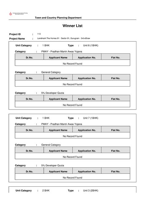 Project 113-Winner List - Town and Country Planning Department Winner ...