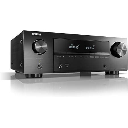 Denon AVR-X250BT 5.1 Ch. 4K Ultra HD AV Receiver with Bluetooth (Black ...