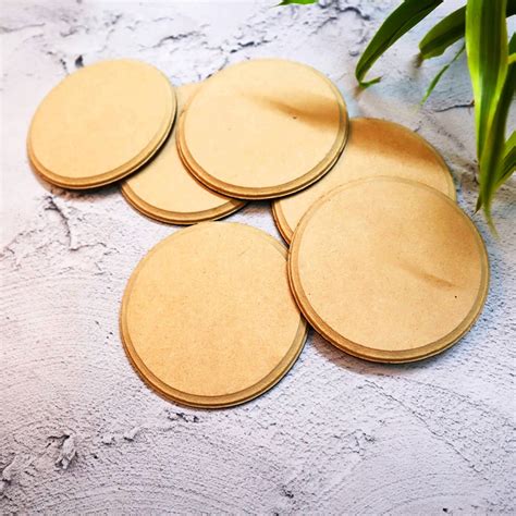 Buy Ready-To-Paint MDF Coaster Bases - WEM327 Online On Zwende